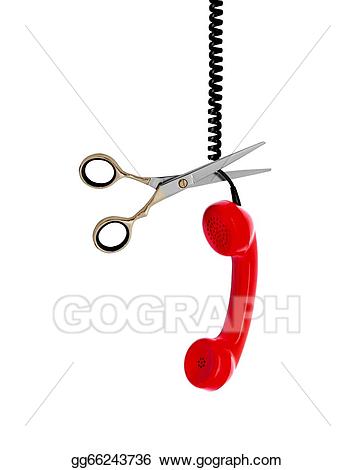 clipart telephone telephone cable