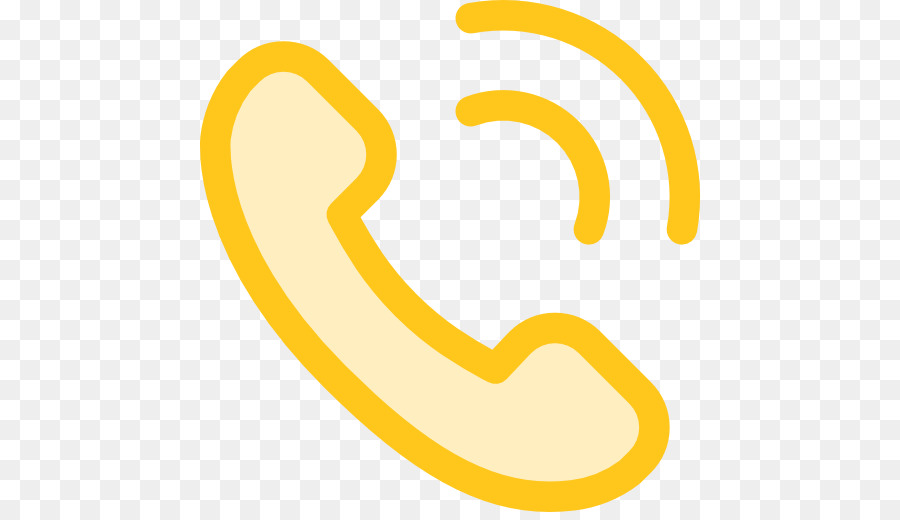 clipart telephone yellow telephone