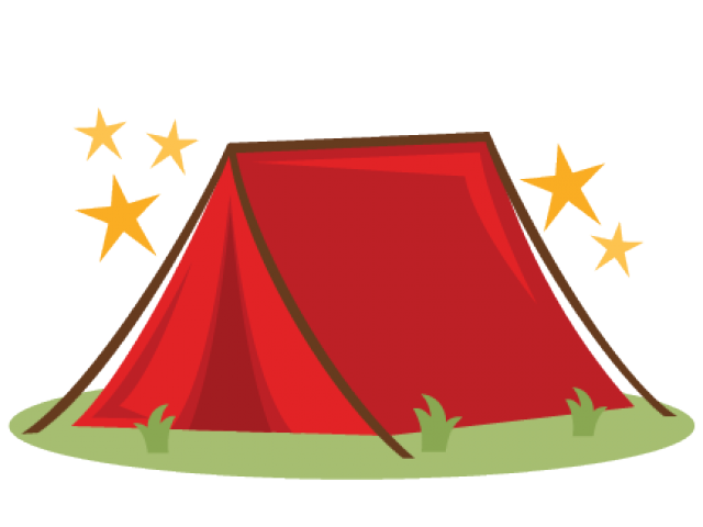 pink clipart camping