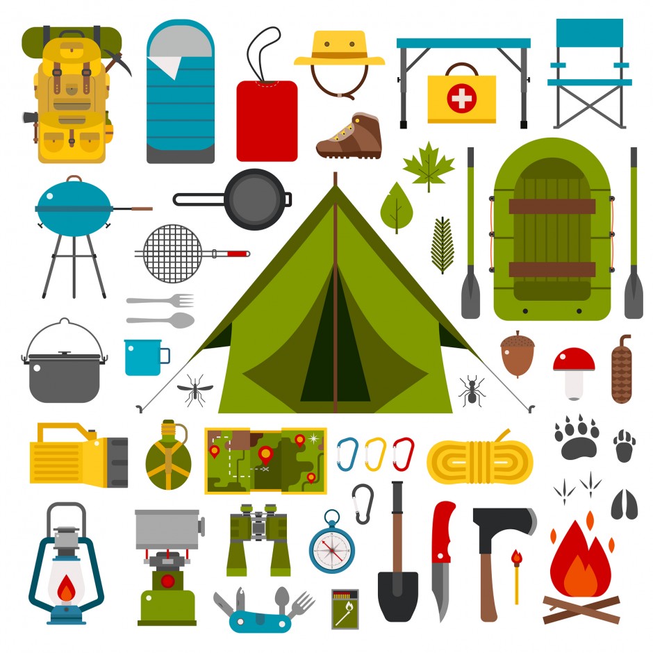 clipart tent camping item