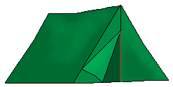 clipart tent green tent