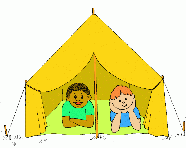 clipart tent indoor camping