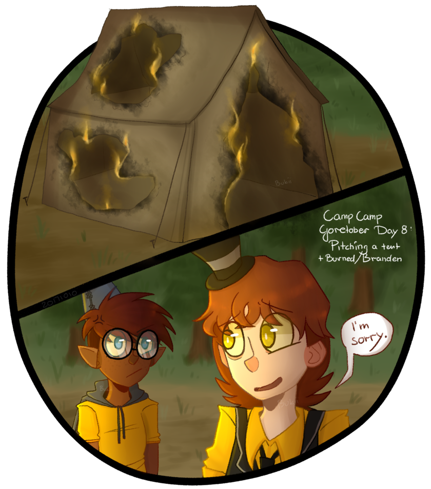 clipart tent pitched