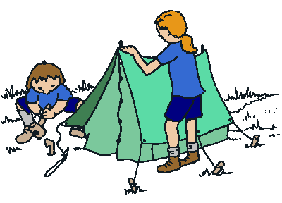 Free girls camp download. Clipart tent pitched
