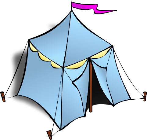 clipart tent pyramid tent