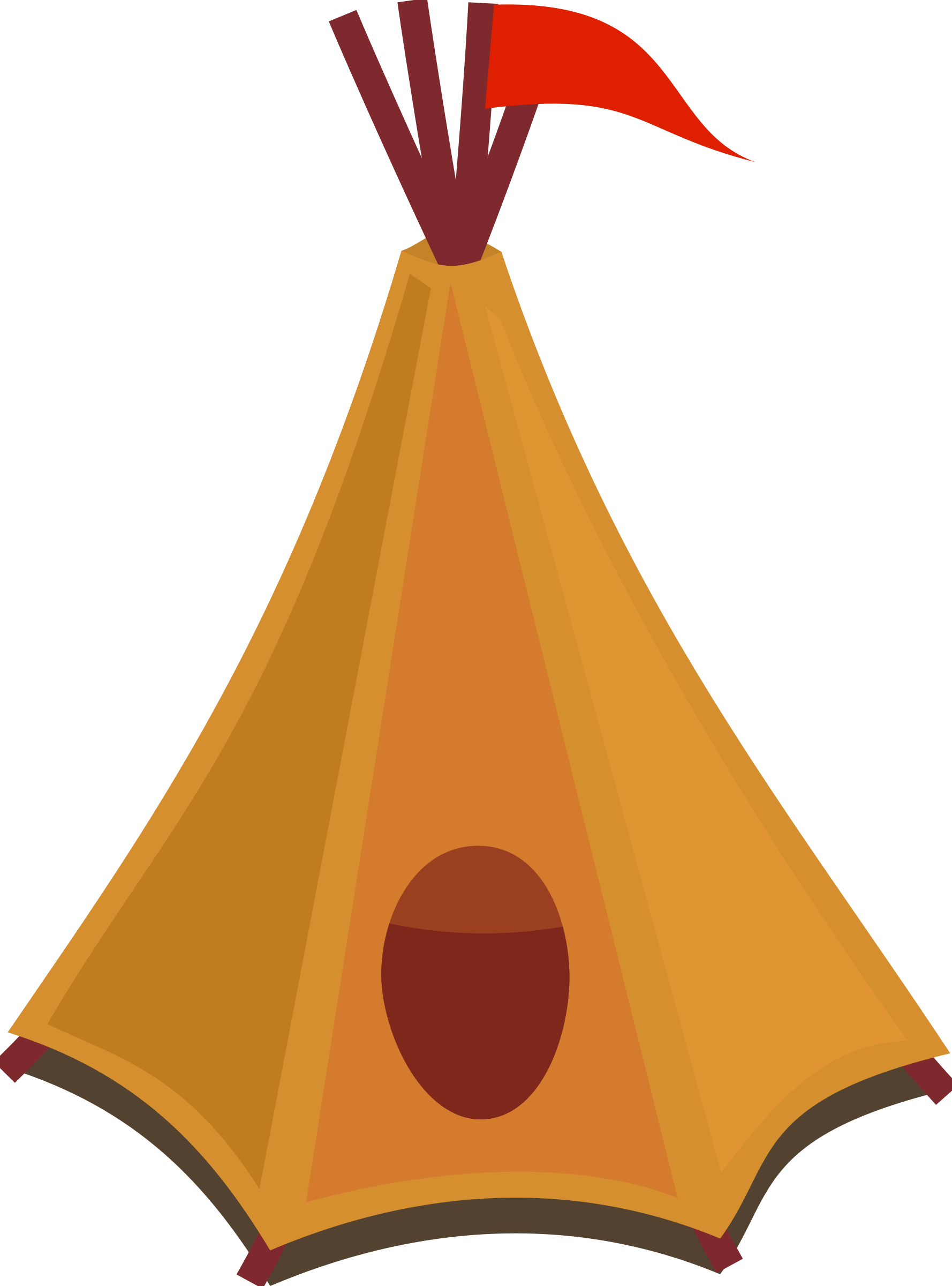 Triangular cartoon