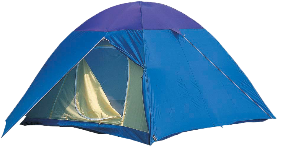 clipart tent sleeping bag