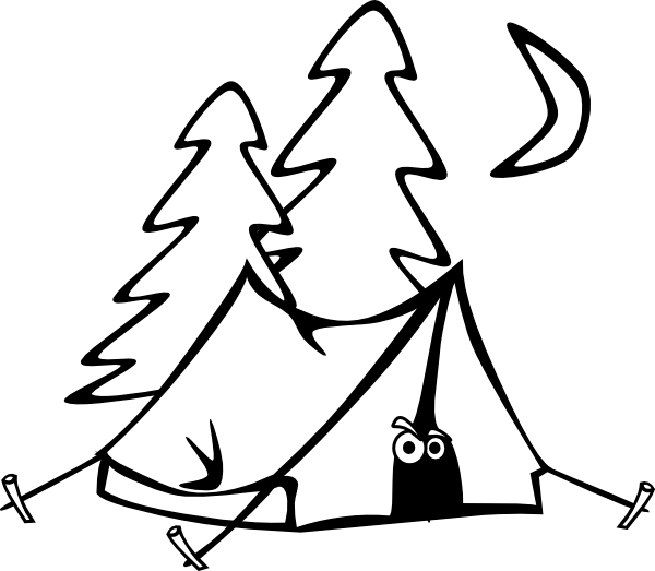 clipart tent small tent