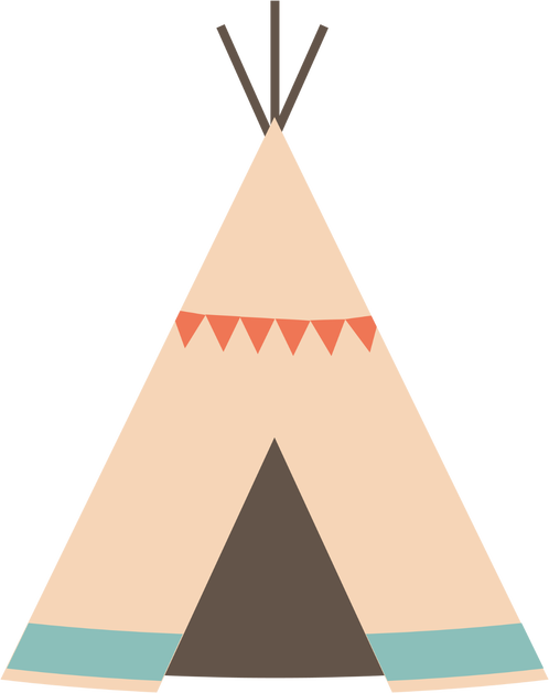 triangular clipart tent