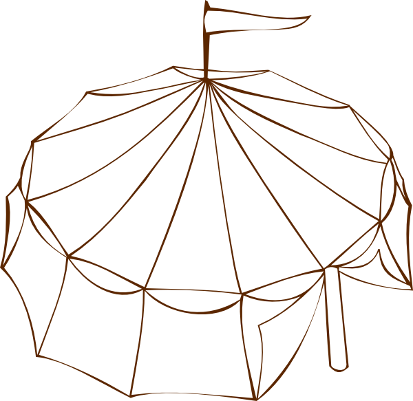 clipart tent tribal