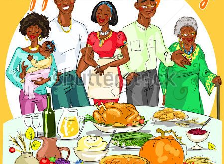 clipart thanksgiving african american