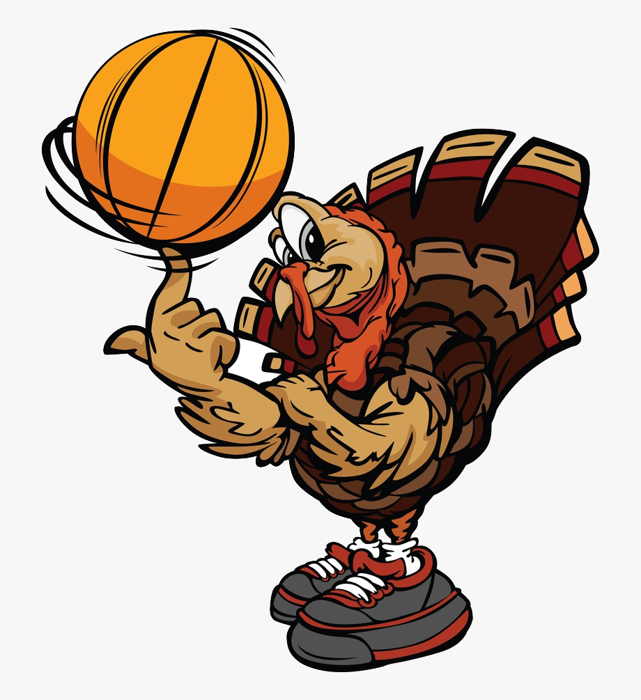 clipart thanksgiving basketball