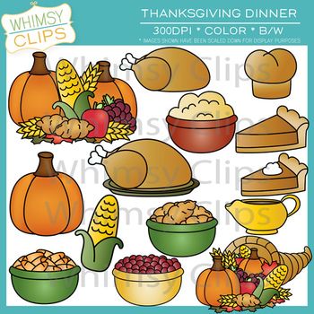 Dinner clip art . Clipart thanksgiving dish