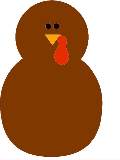 Of cute decorated turkey. Clipart thanksgiving feather