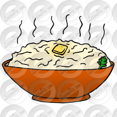 clipart thanksgiving mashed potato