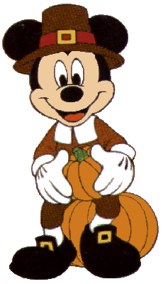 mickey clipart thanksgiving