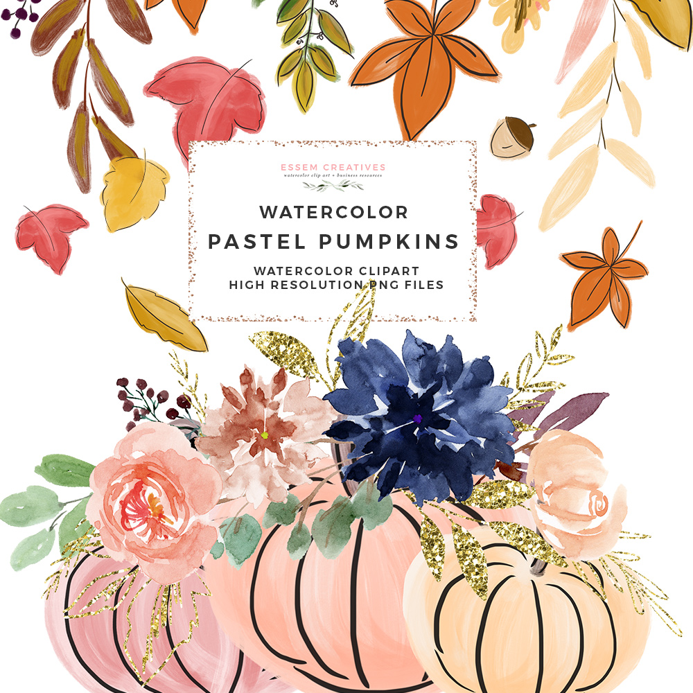 Fall pumpkins pumpkin vase. Clipart thanksgiving modern