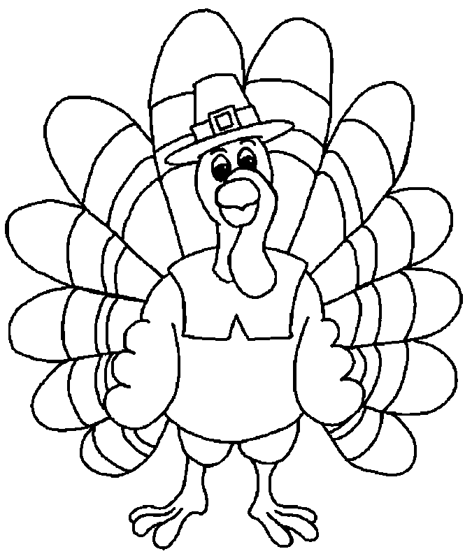 clipart thanksgiving outline