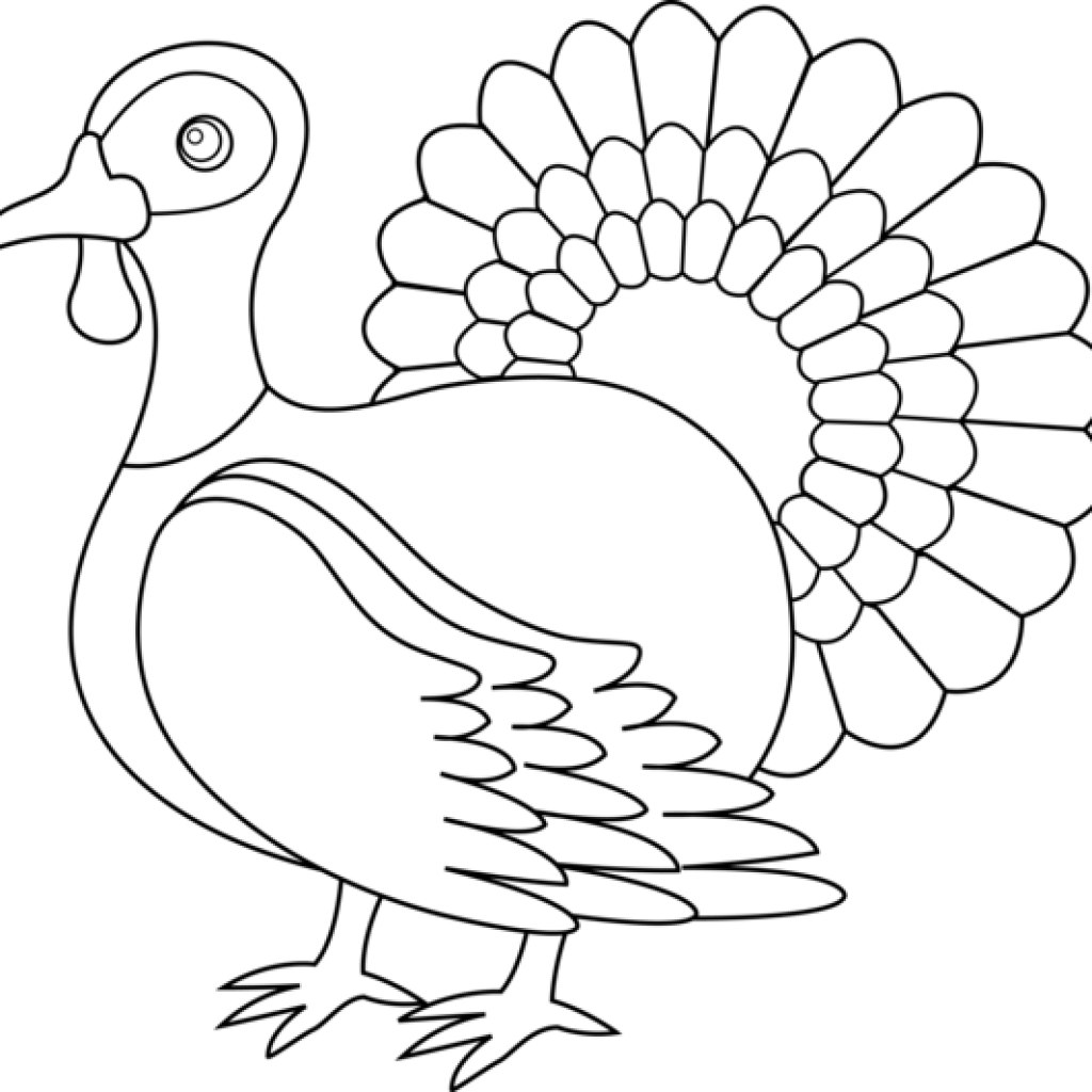 clipart thanksgiving outline