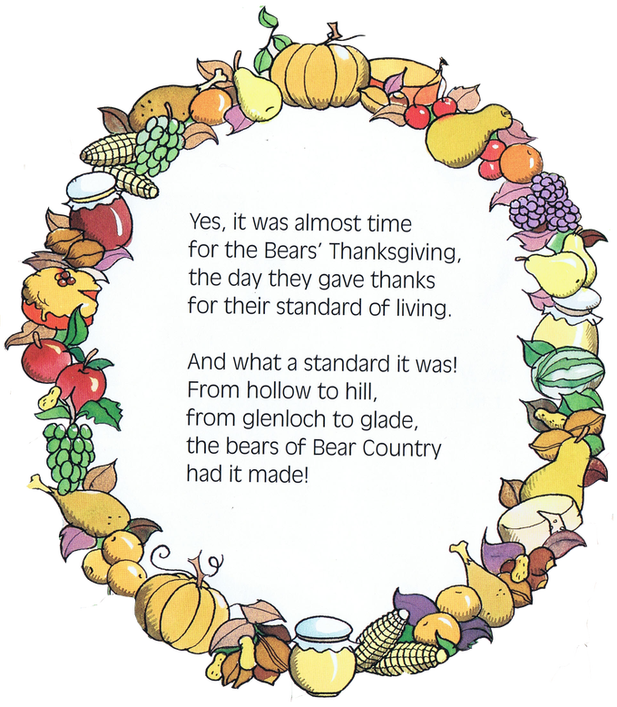 clipart thanksgiving poem