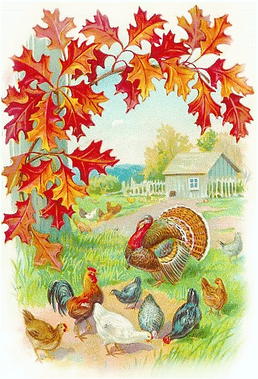 clipart thanksgiving scenery