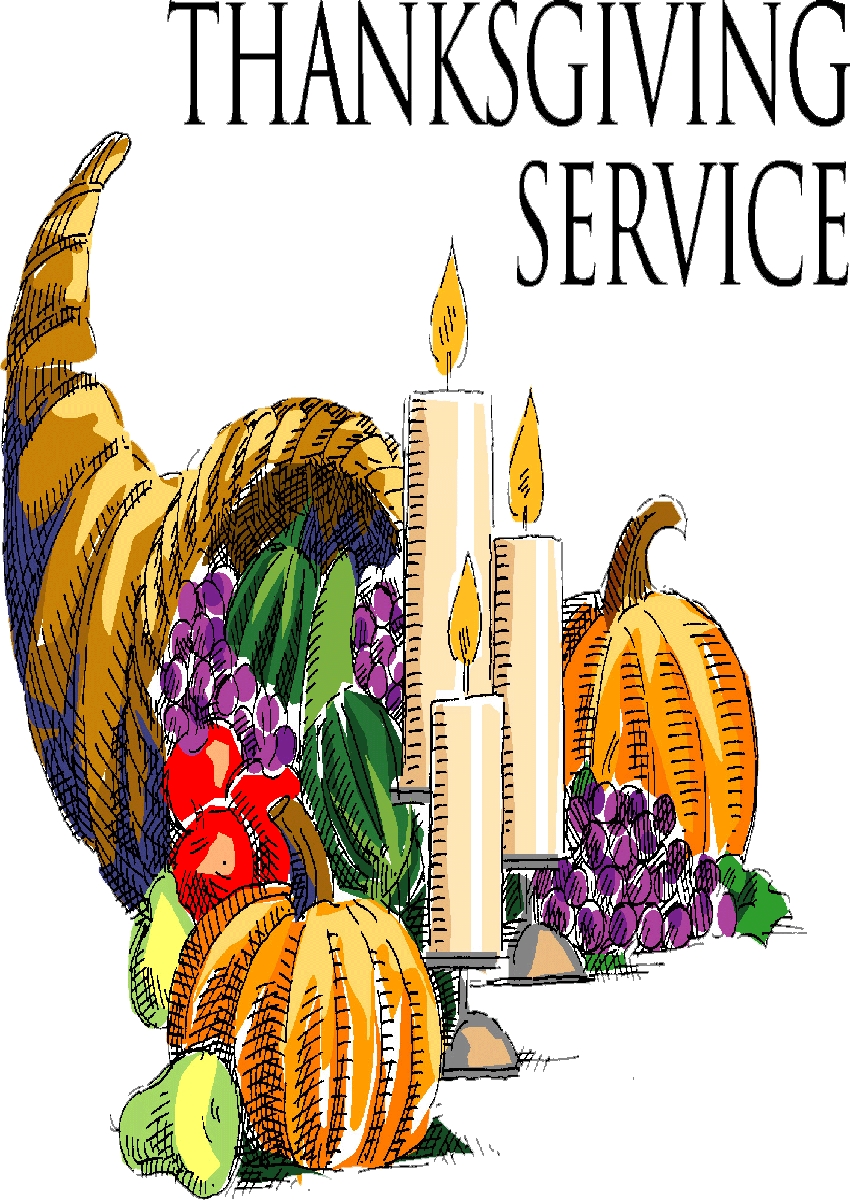 clipart thanksgiving service
