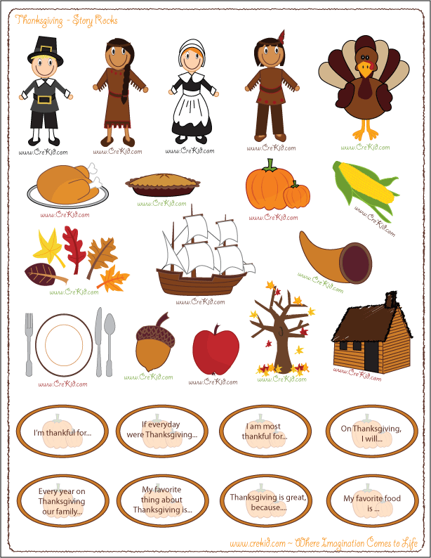 clipart thanksgiving story