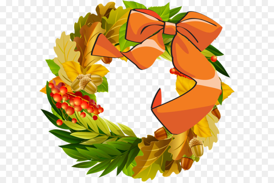clipart thanksgiving wreath
