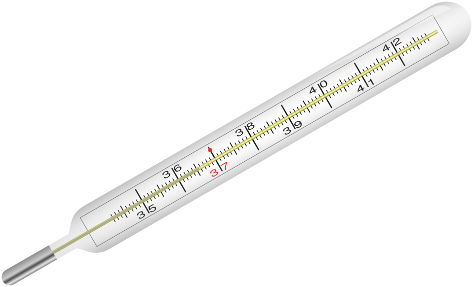 medical clipart thermometer