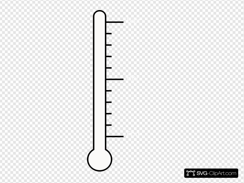 clipart thermometer blank