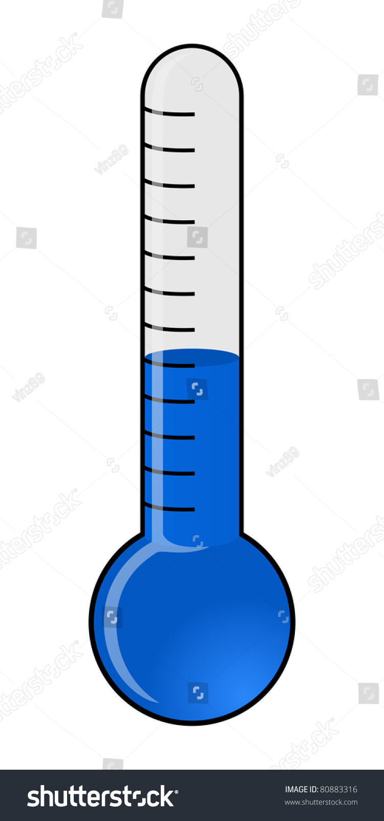 clipart thermometer cold