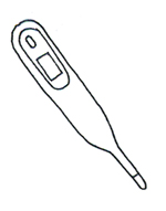 clipart thermometer doctor tool