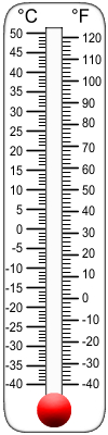 clipart thermometer farenheit