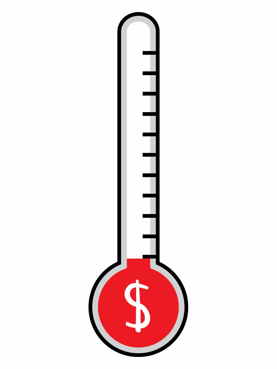 clipart thermometer fund