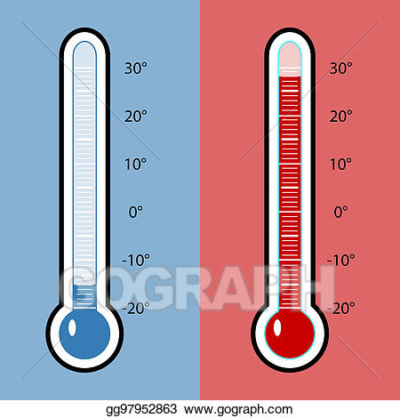 heat clipart hot cold temperature