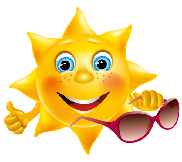 emoji clipart summer