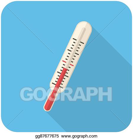 clipart thermometer modern
