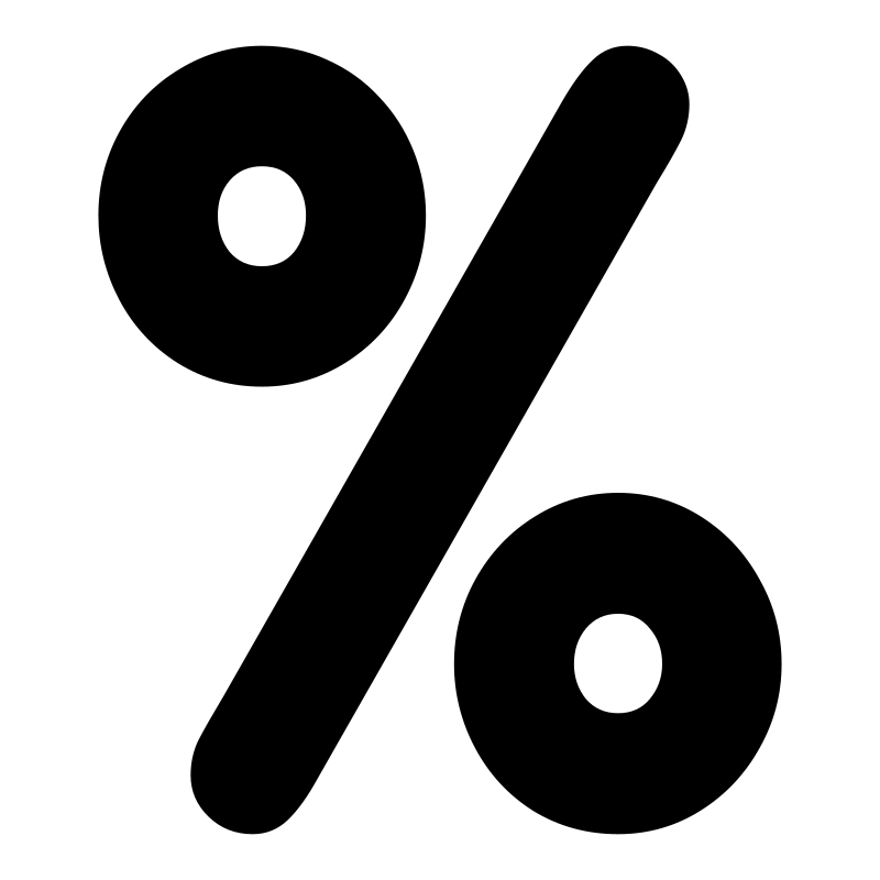 clipart thermometer percentage