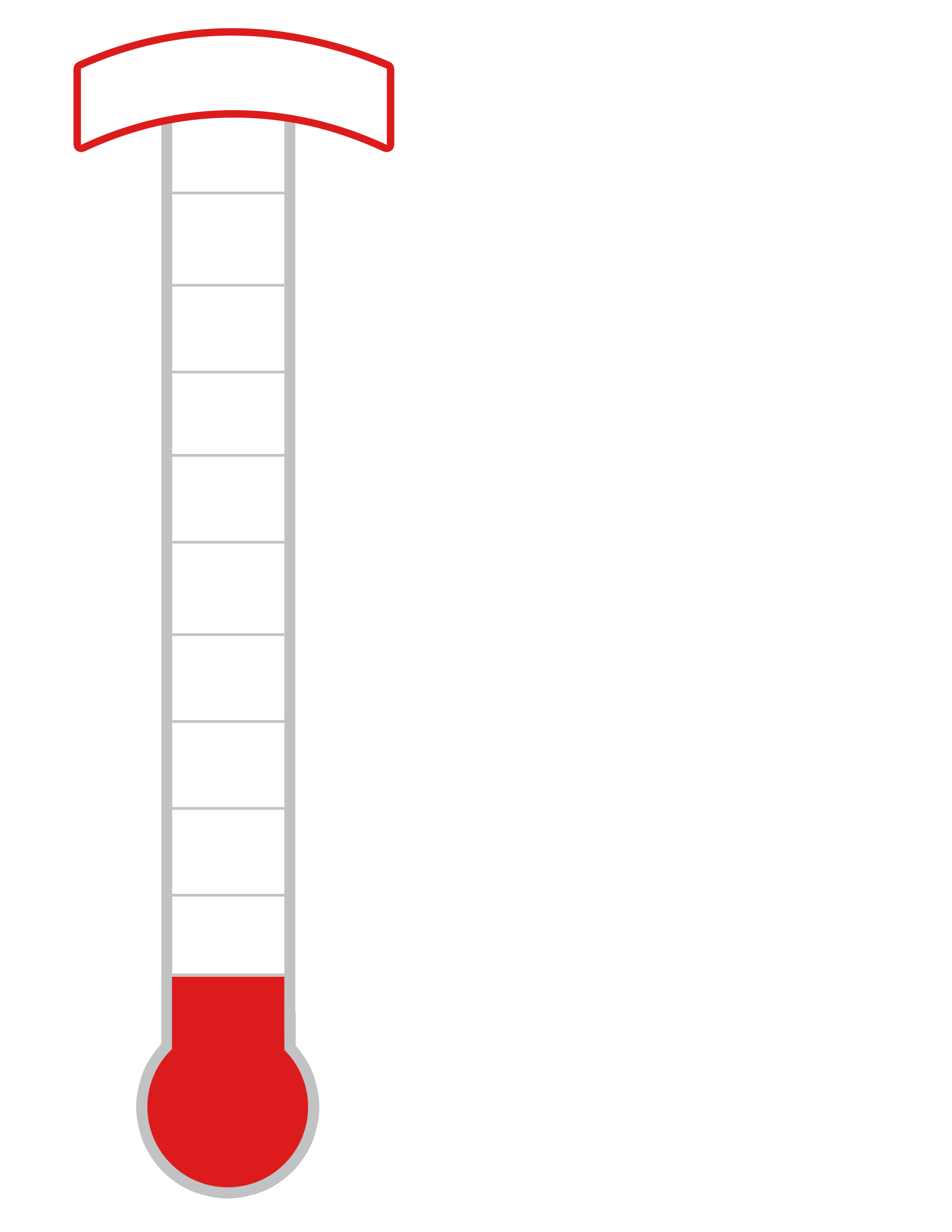 fundraising clipart goal thermometer