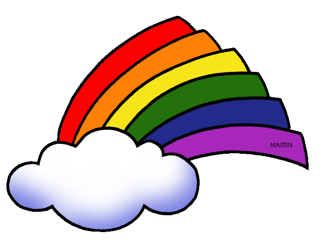 clipart thermometer rainbow