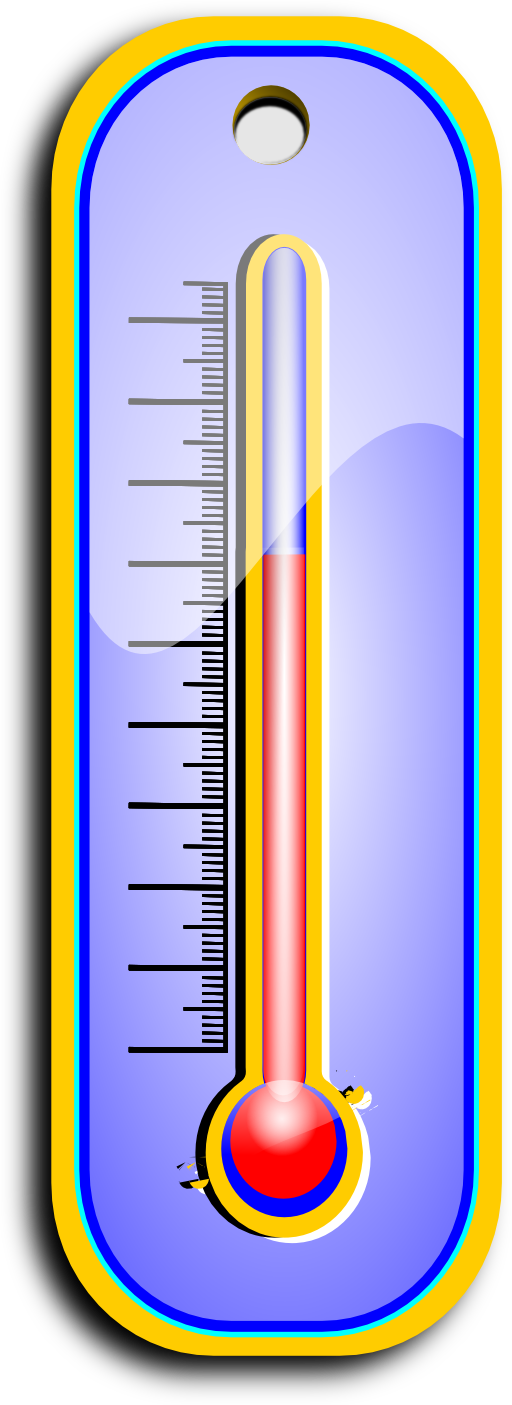 clipart thermometer sick