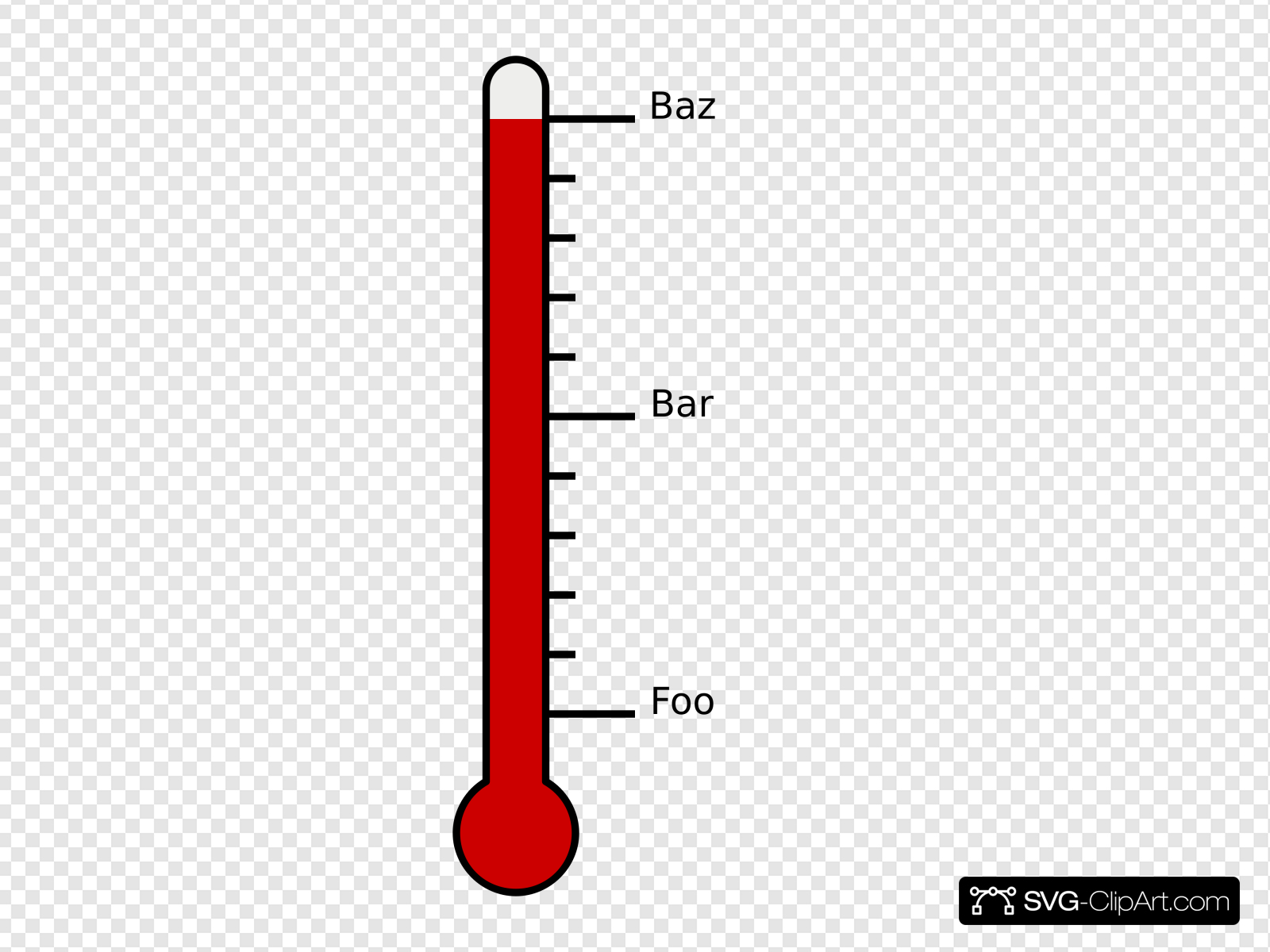 clipart thermometer svg