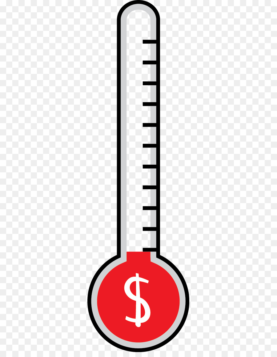 clipart thermometer target fundraising