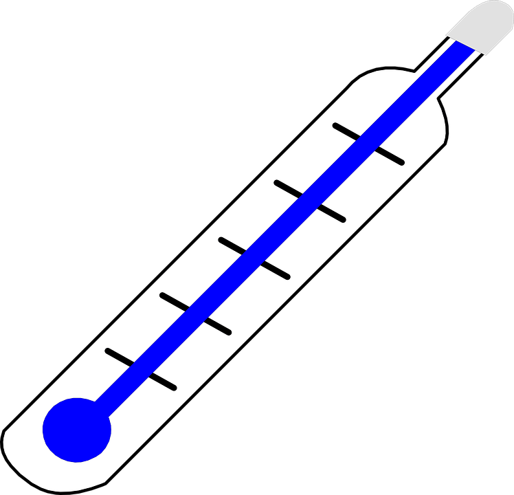 clipart thermometer temperature control
