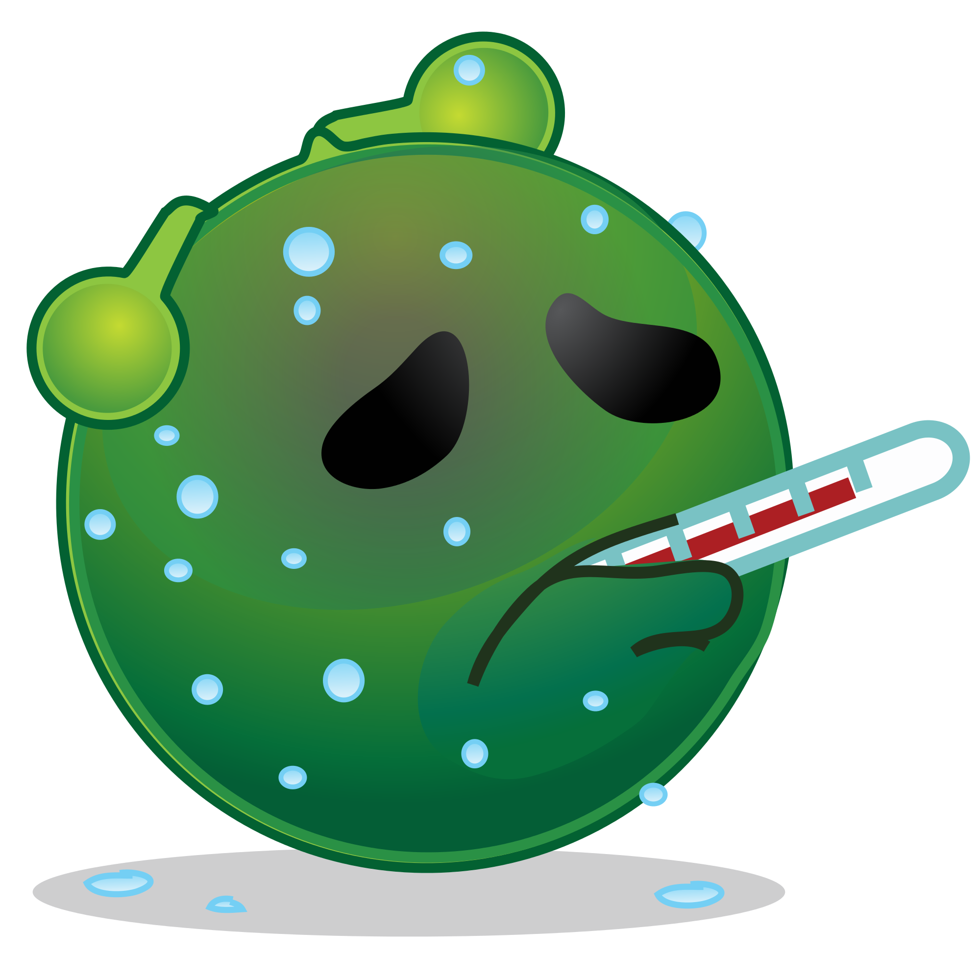 fever clipart smiley