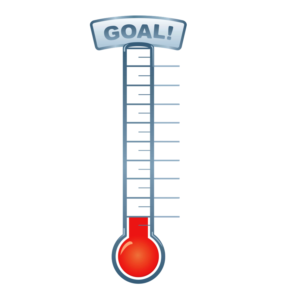 fundraising clipart goal tracker