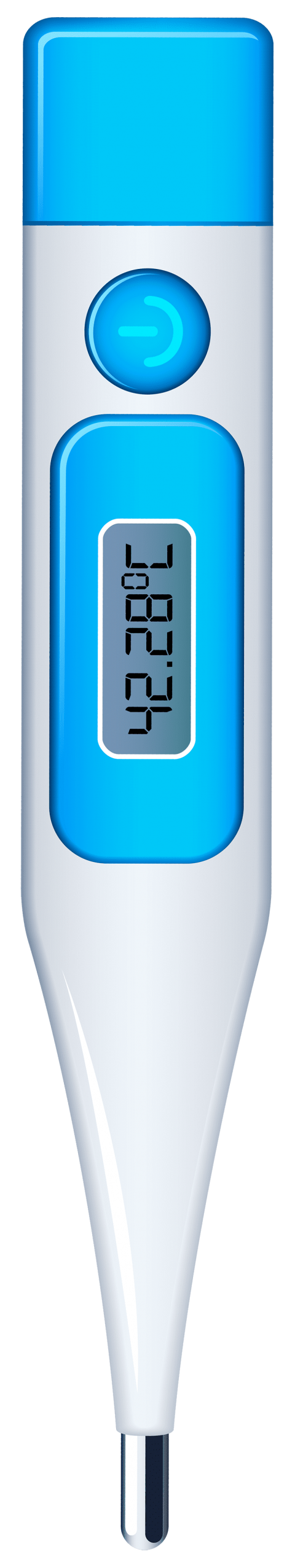 green clipart thermometer