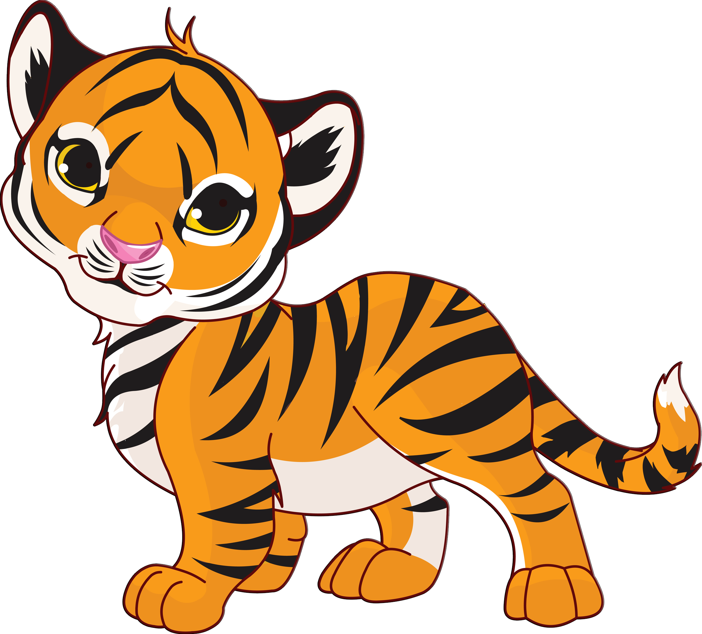 clipart tiger big cat