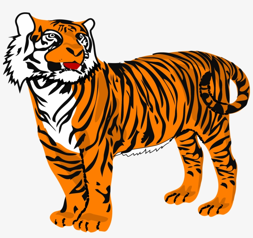 clipart tiger couple
