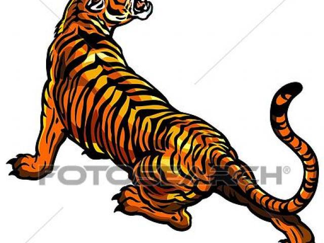 clipart tiger mad tiger